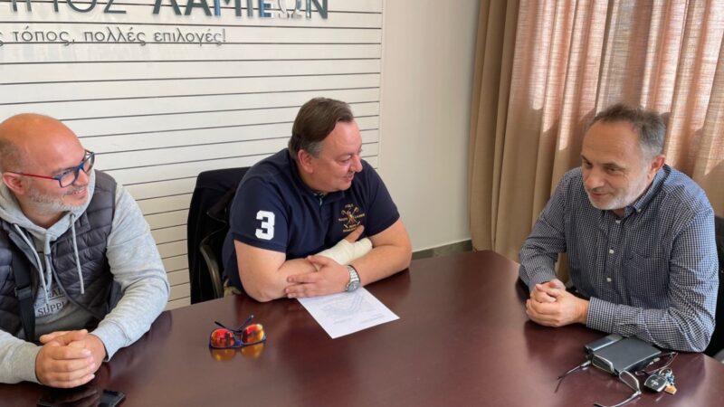 Proedros_Astikon_Lamias_Nikos_Goulas_Antipr_Chr_Kefalas_Me_Dimarcho_Lamieon